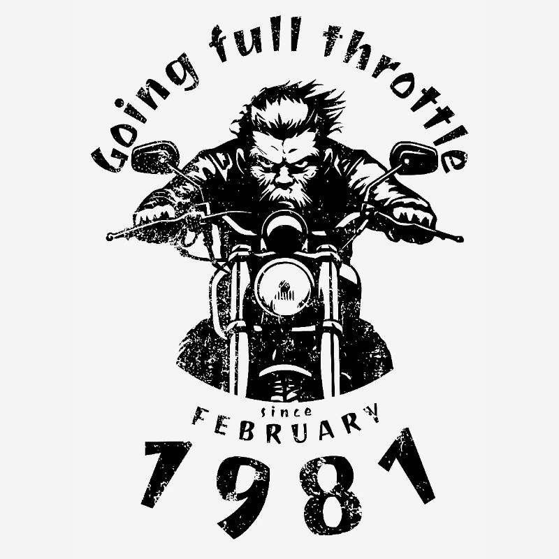 44. Geburtstag Going full throttle since 02/1981