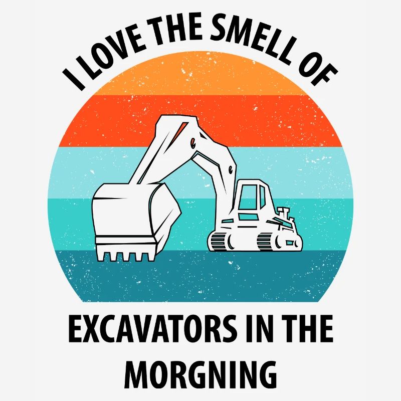 Bagger Baggerfahrer Baggerwagen