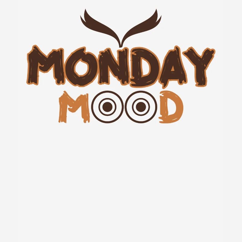 Lundi Mood, Eule, Déclaration drôle Montags Montag