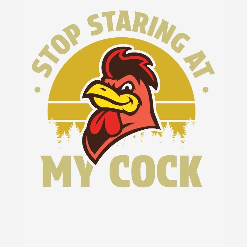 Drôle de coq arrête de regarder mon nerd de bite