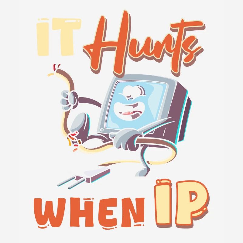 Lustiger Spruch "It Burns when i Pee"!