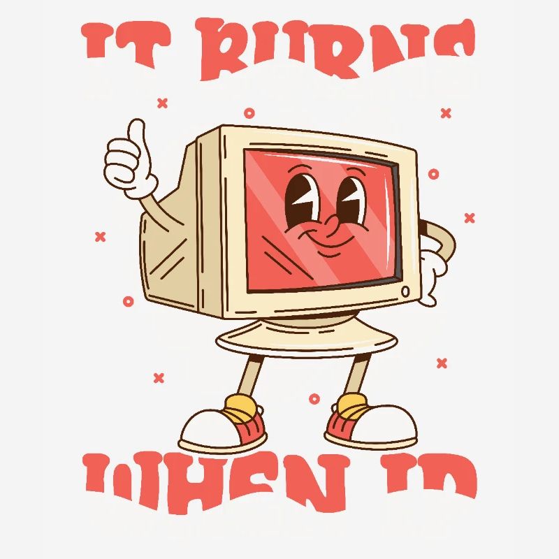 Funny saying "It Burns when I Pee"!