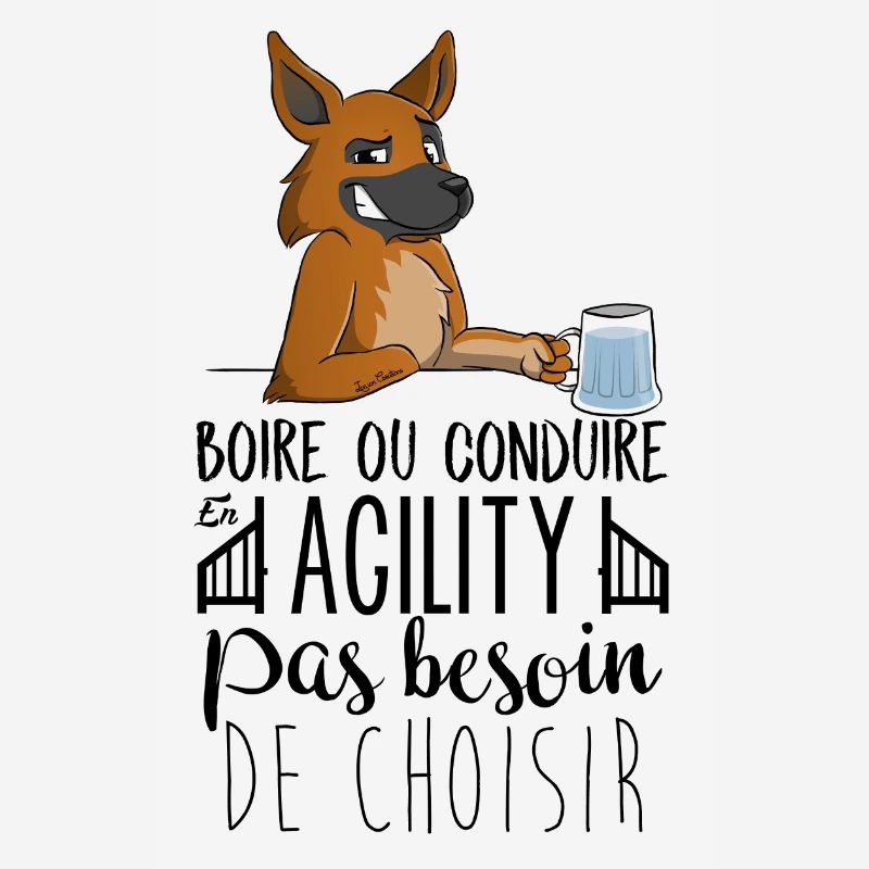 Trinken oder Fahren - Schäferhund