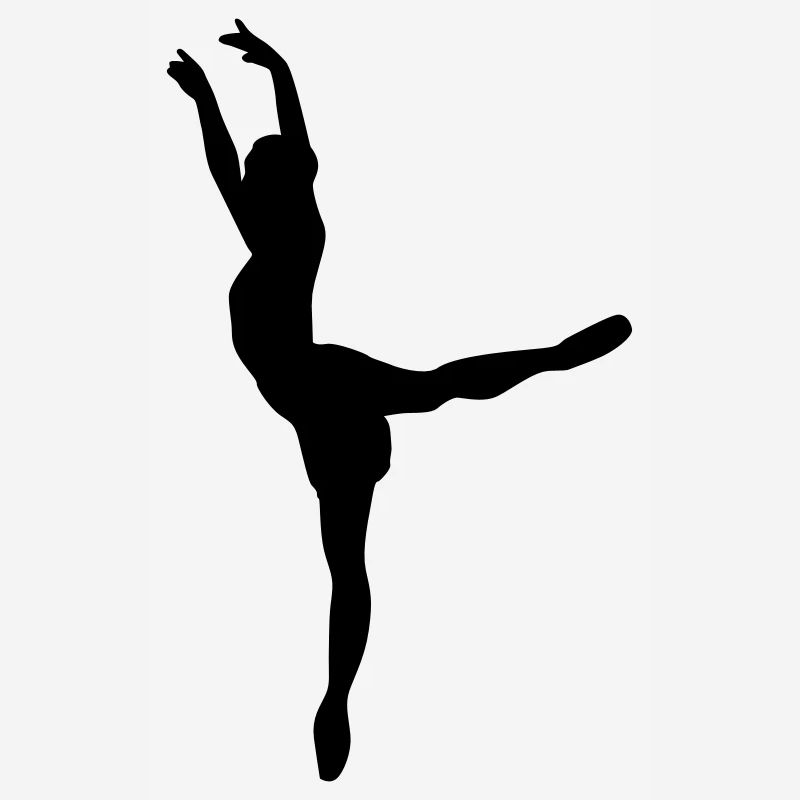 Vector Ballet dancer Silhouette