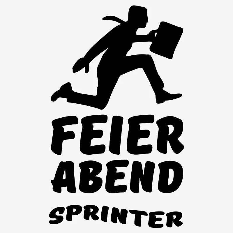 Feierabend Sprinter Geschenk Arbeit Büro