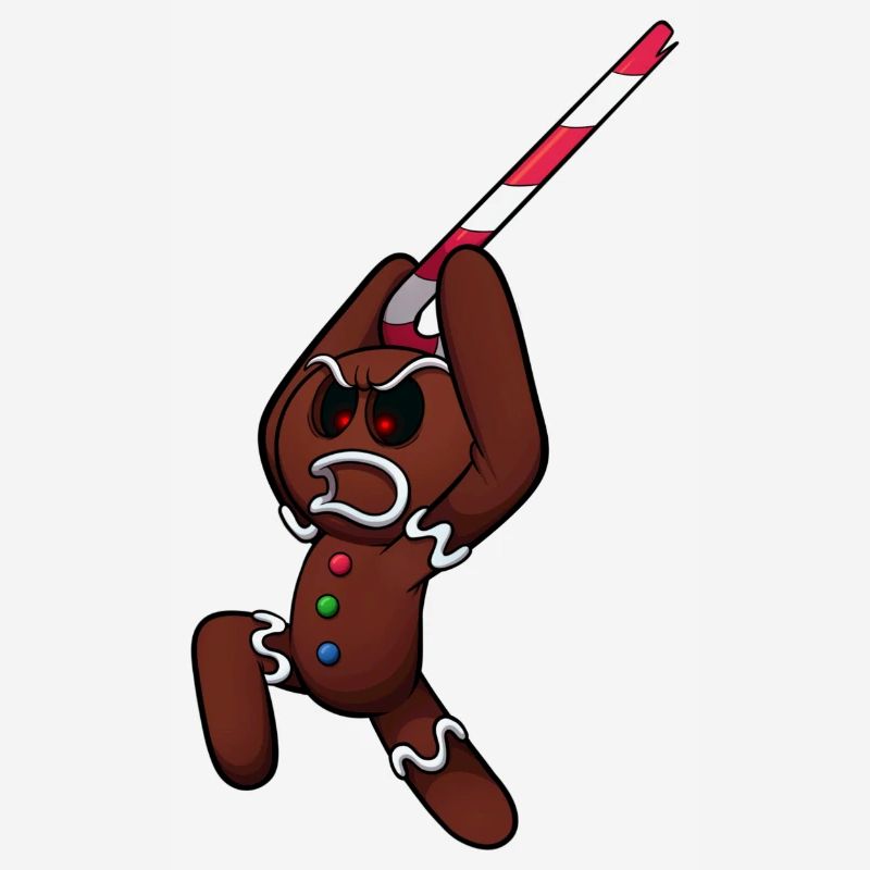 Attacking Evil Gingerbread Man
