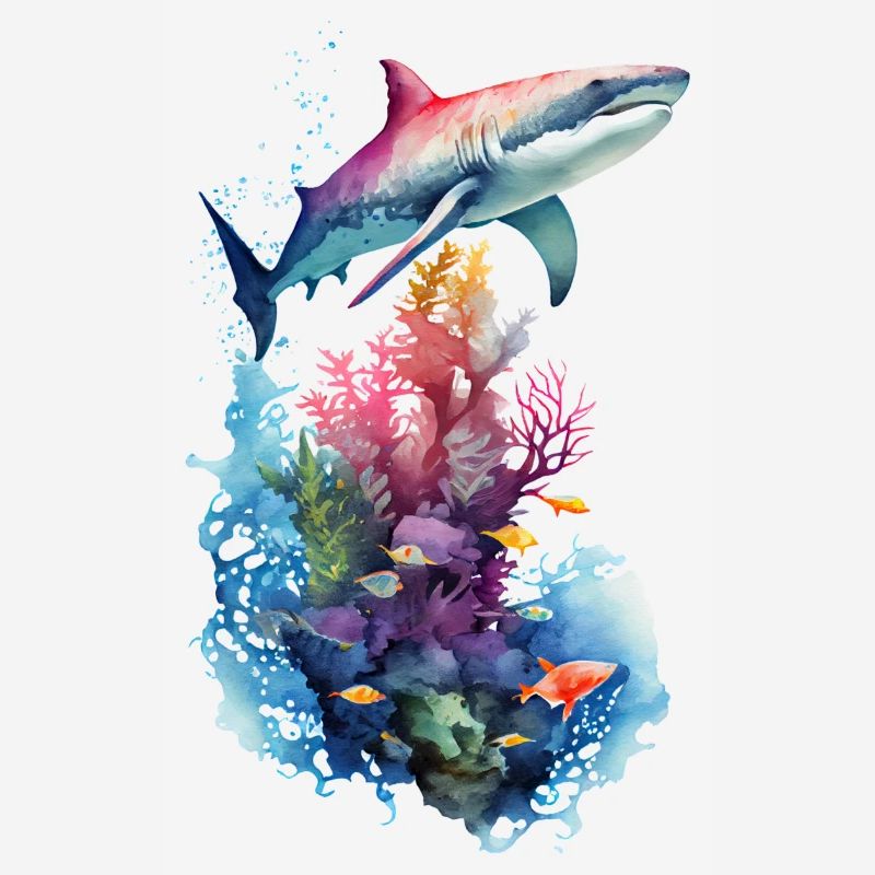 Shark Ocean Landscape