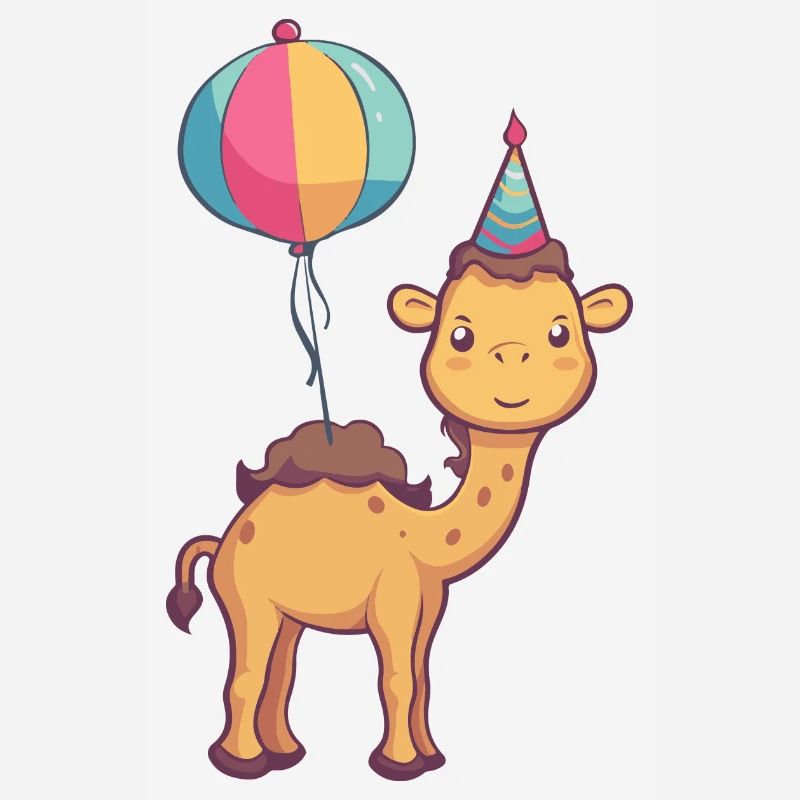 Kamel Geburtstag Comic