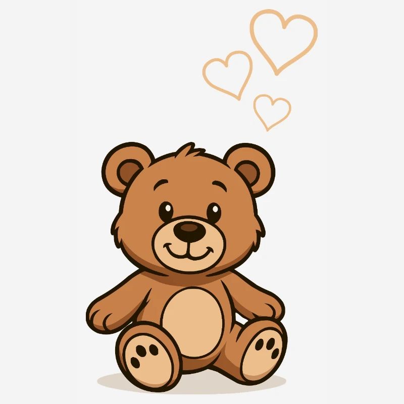 Teddybaer Comic Love