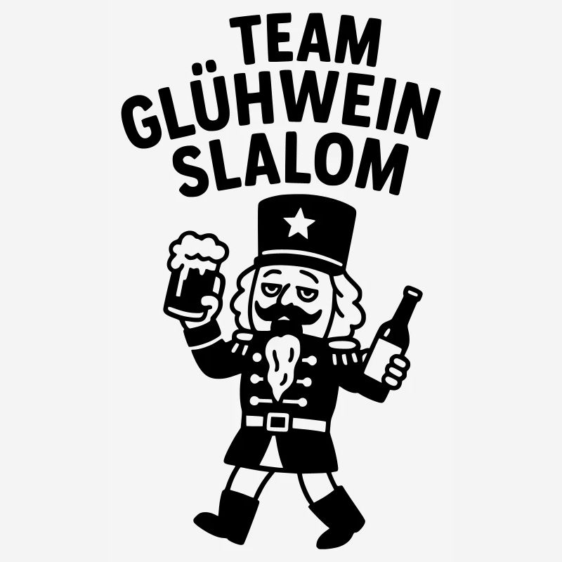 Team mulled wine slalom drunk nutcracker funny