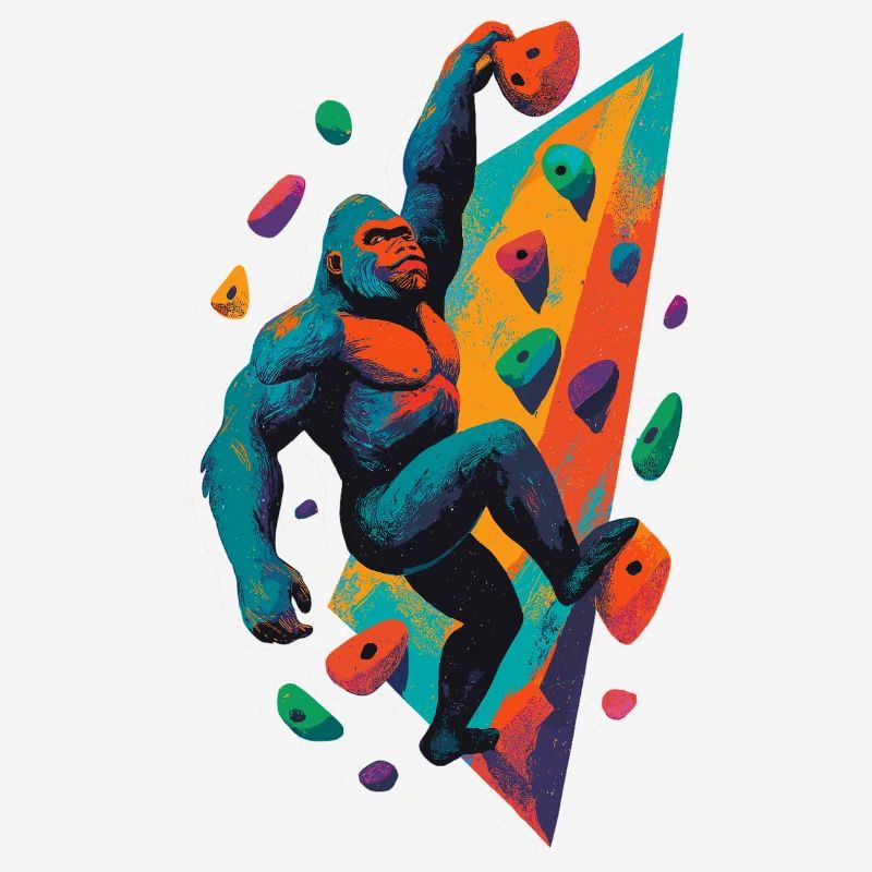Bouldering Climbing Force Gorilla Silverback Gifted