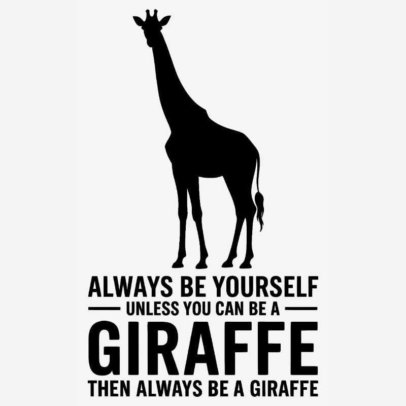 Giraffe Sprüche Giraffe Lustiges Giraffe Geschenk 