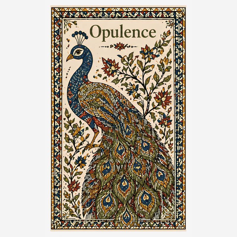 Pfau der Opulenz – Ornamentkunst
