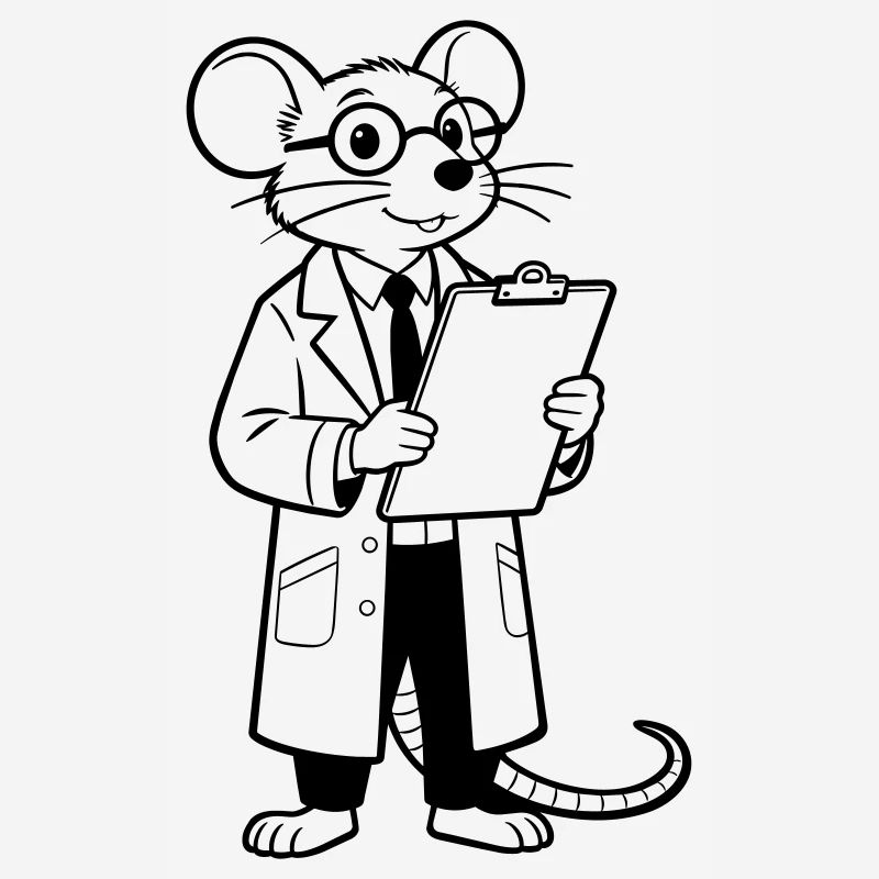 Souris scientifique