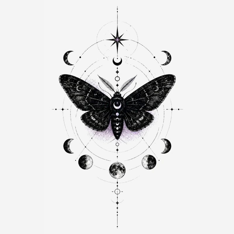 Papillon de nuit au clair de lune dans l’Anneau Céleste