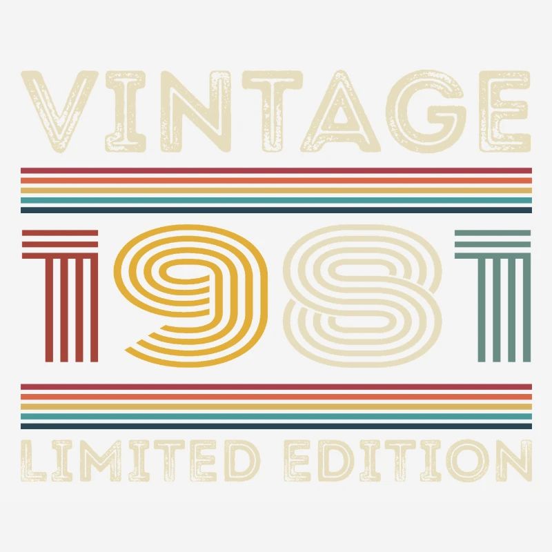 1981 Geburtstag 1981 Retro 1981 Geschenk 1981