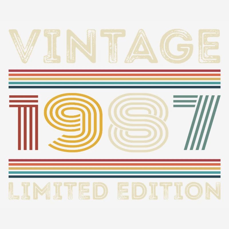 1987 Geburtstag 1987 Retro 1987 Geschenk 1987