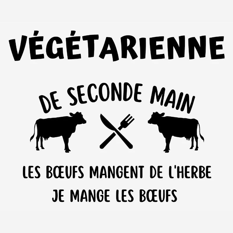 végétarienne de seconde main