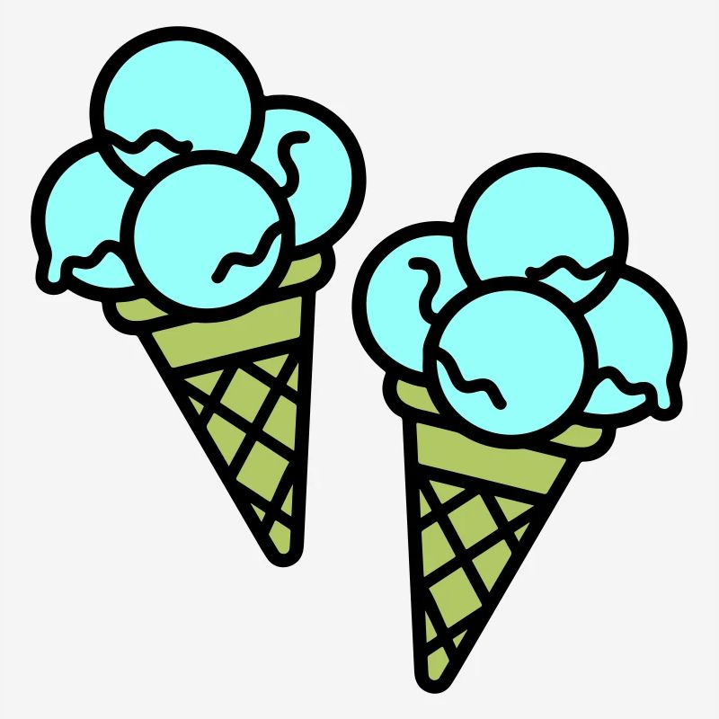 Crème glacée à la crème Eis