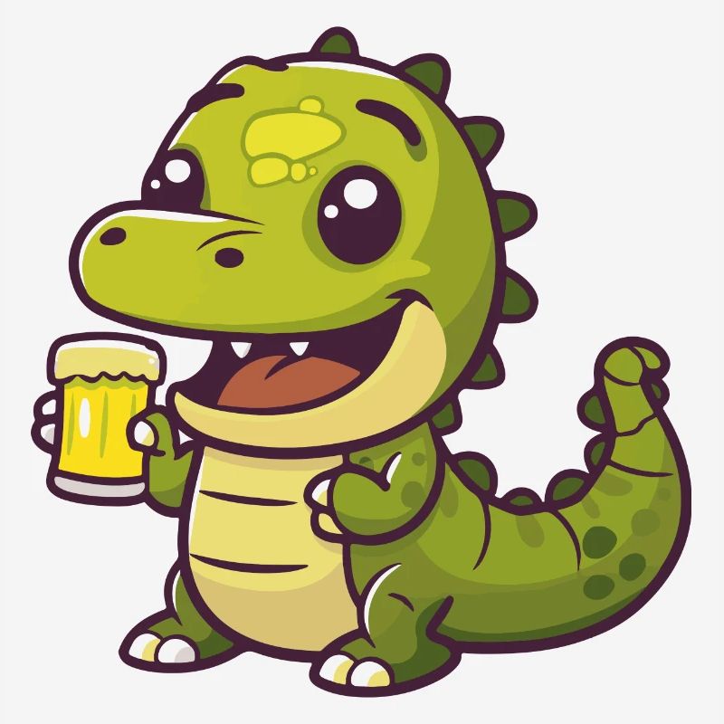 Alligator Bier Comic Party