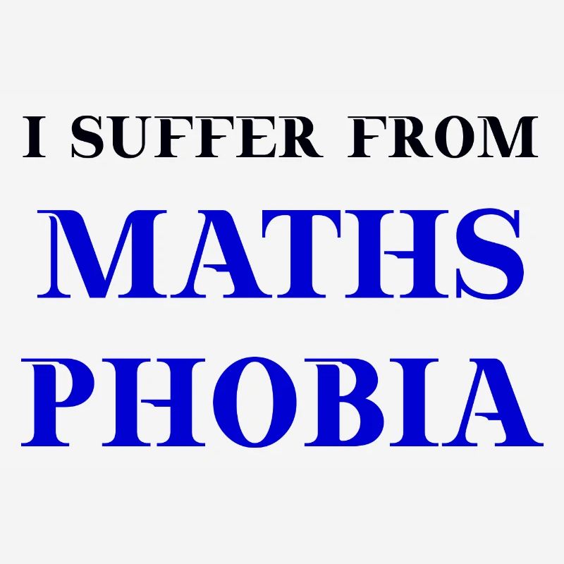 math phobie idée cadeau drôle math drôle