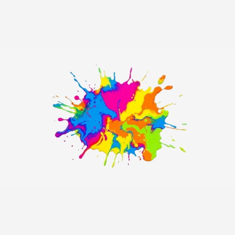 Regenbogenfarbe-Spritzexplosion