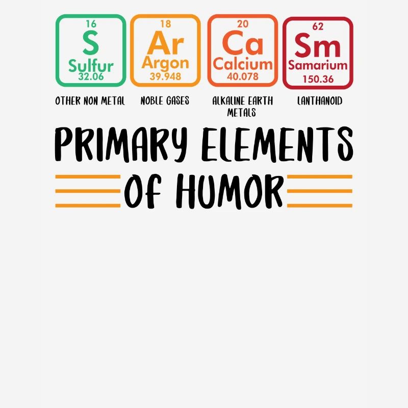 Primäre Elemente des Humors