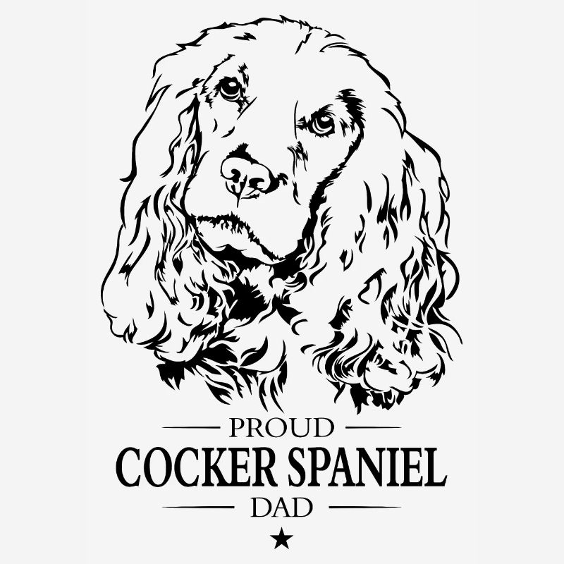 Cocker Spaniel Dad Dog Dog Wilsigns