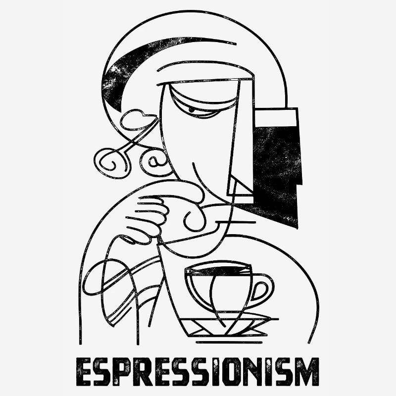 Espressionism - Espresso - Drinking Coffee