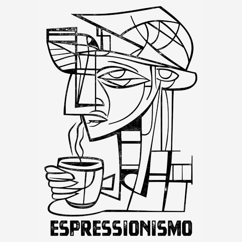 Espressionism - Espresso - Drinking Coffee