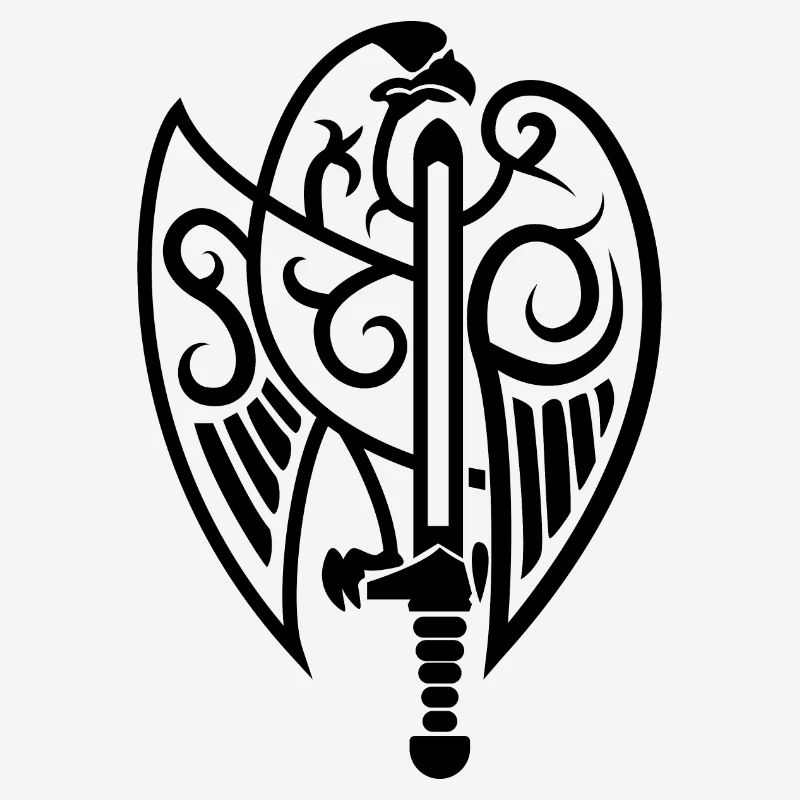 Aigle et épée Russie Russie cadeau de russie