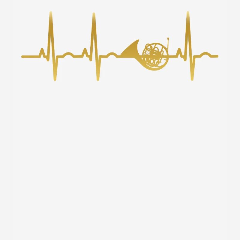 évolution du rythme cardiaque ECG corne Waldhorn