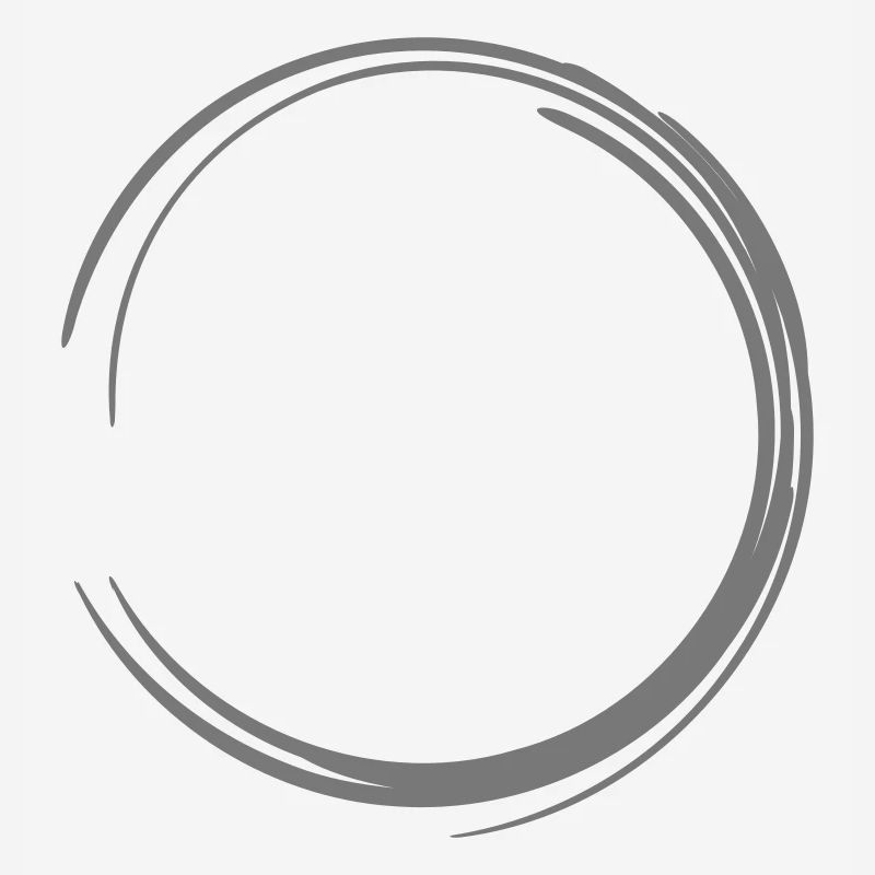 Decorative art ring or circle as frame design