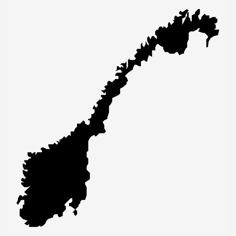 norway map