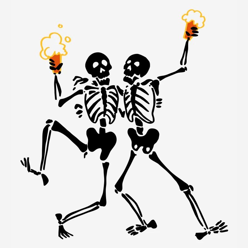 Skeletons doing java