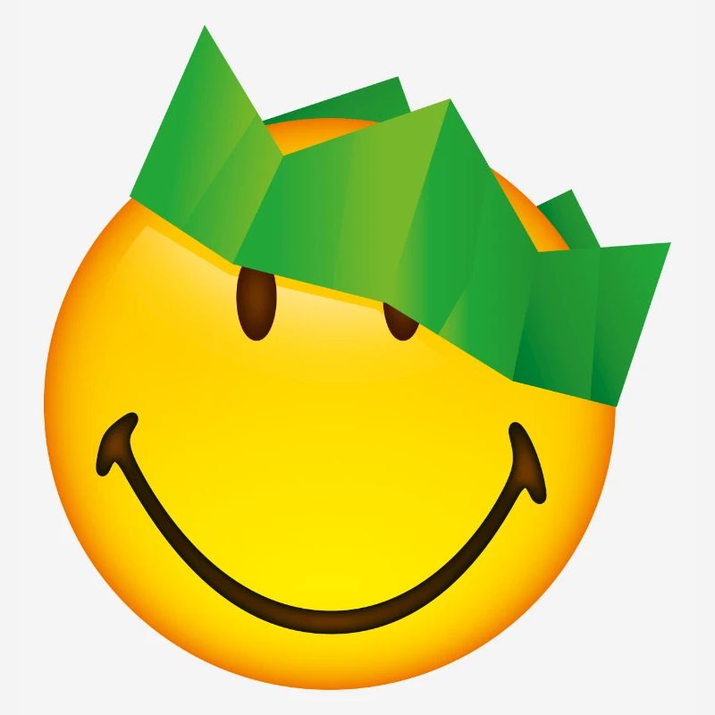 Smiley Green Crown