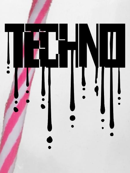 Tropfen Graffiti Techno
