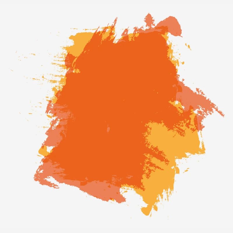 Paint blob splash painter gift colorful orange