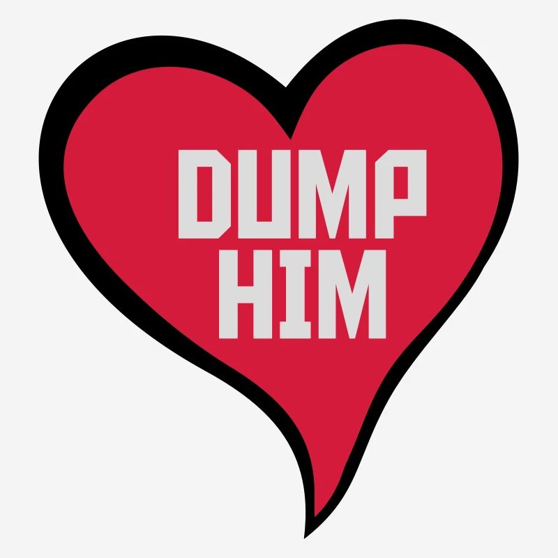 dump him quote logo