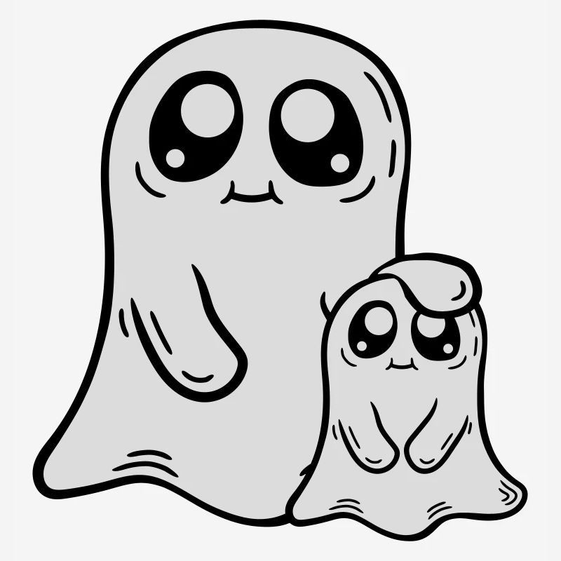 Familie Geist Kind Comic