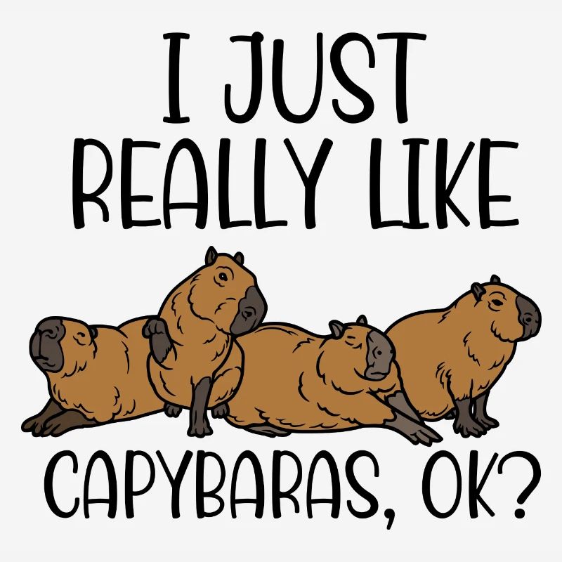 Ich mag einfach Capybaras ok