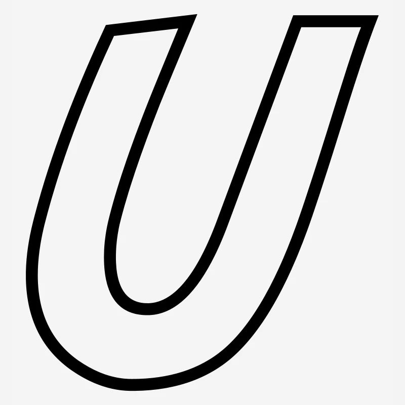 Letter U