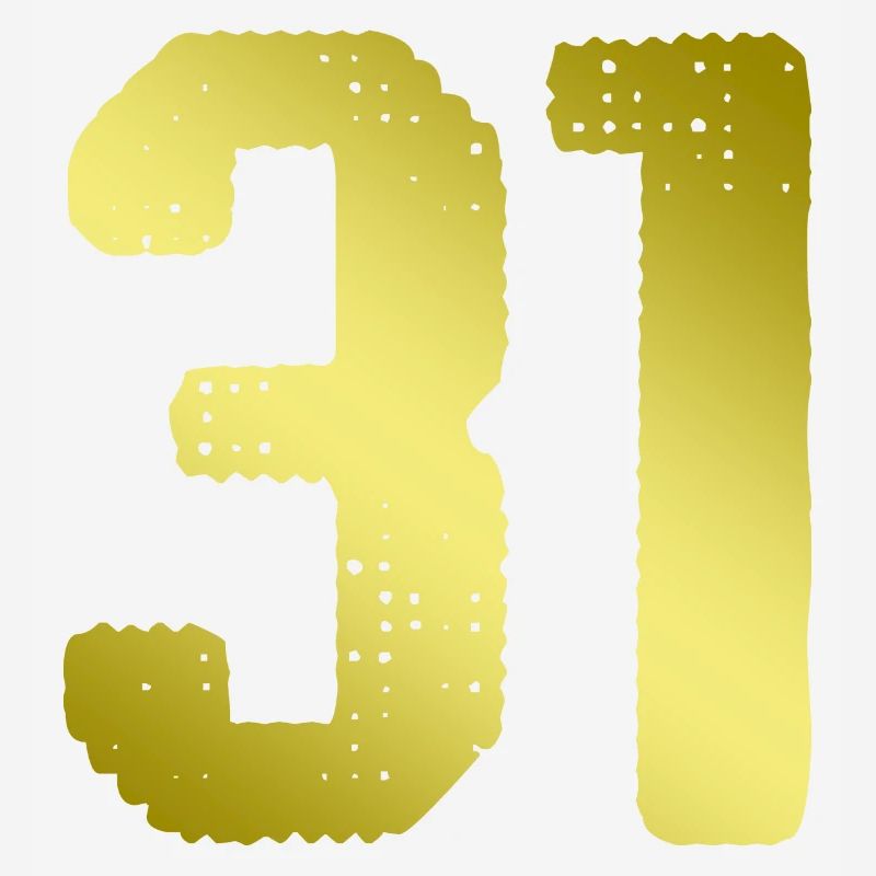 31 Maillot numéro