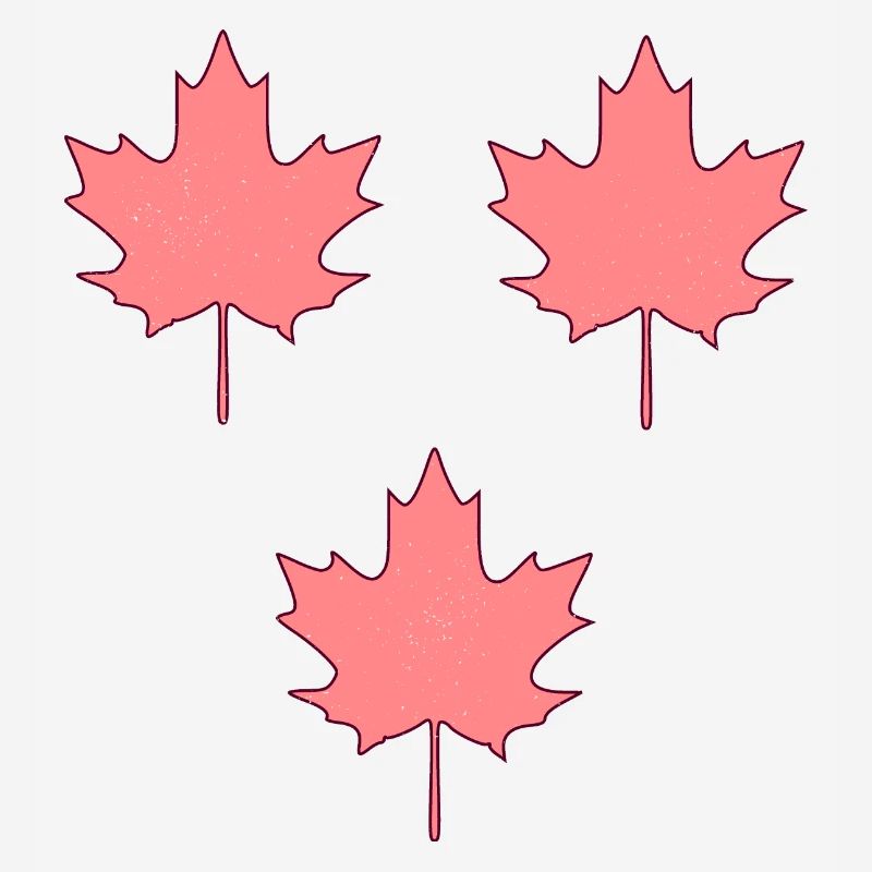 Maple / Leaves Pattern - PINK