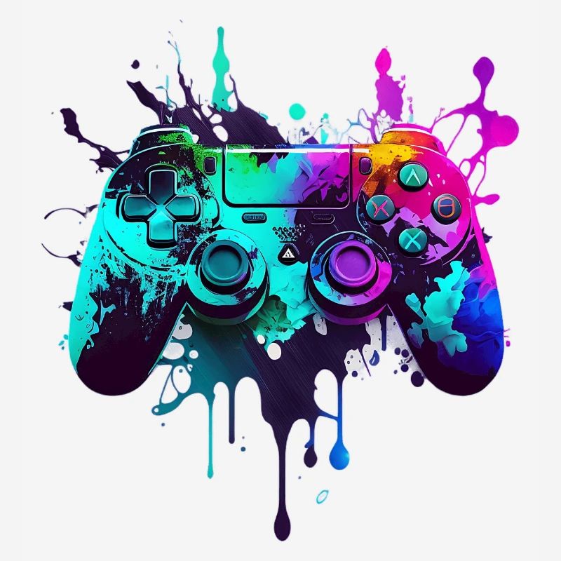 Neon Gaming Controller / Kontroller