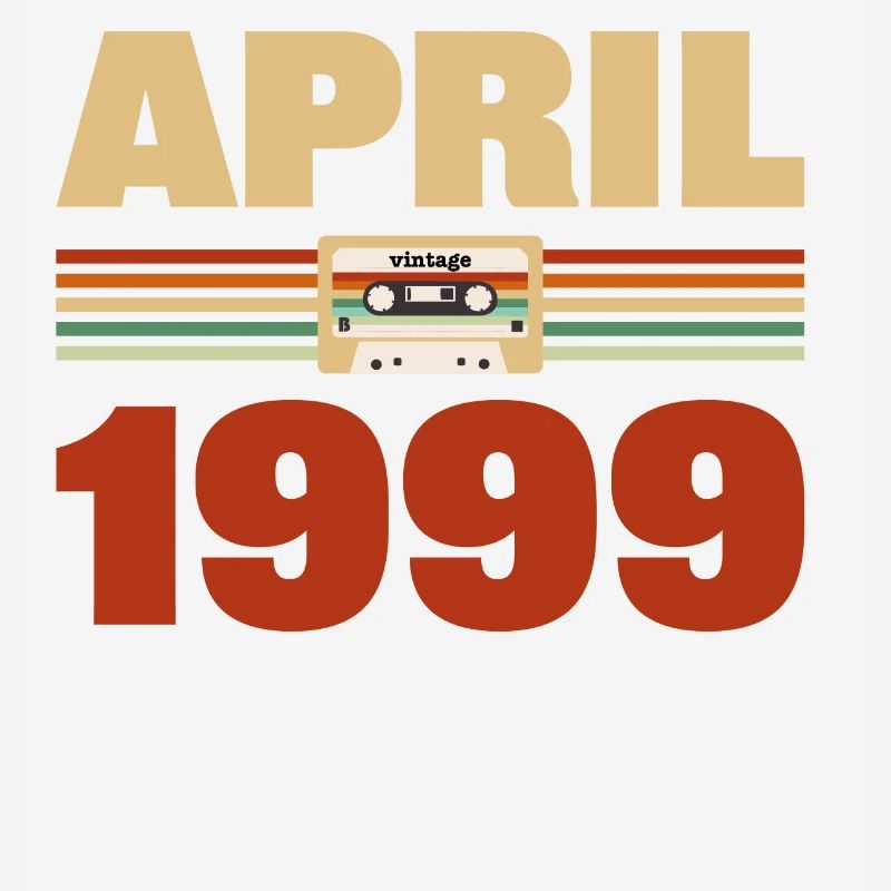 24th birthday April Born 1999 Gift idea