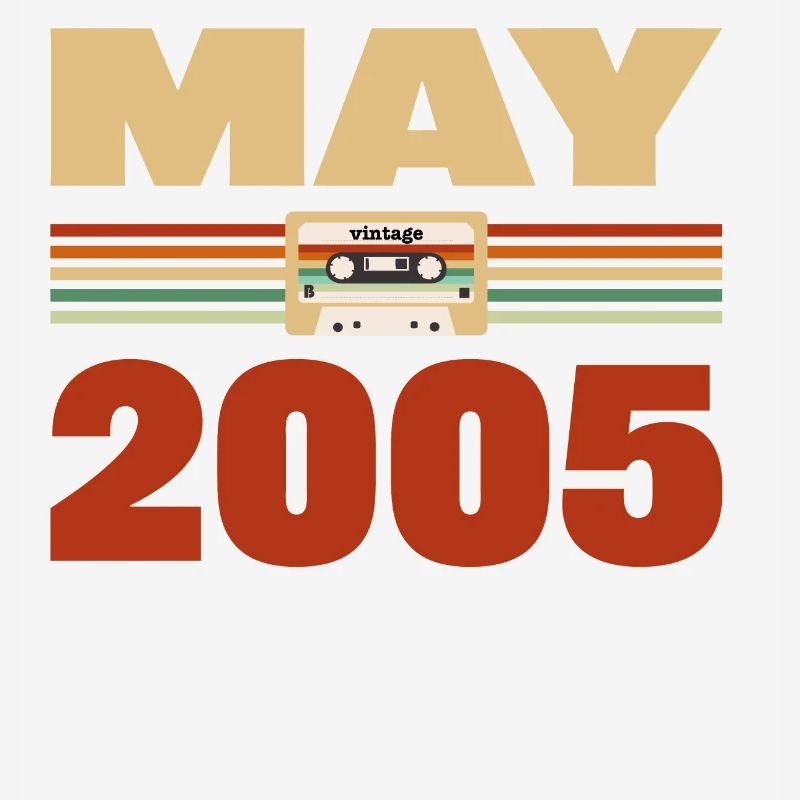 18th Birthday May Vintage 2005 Gift Idea