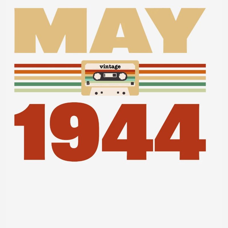 79th Birthday May Vintage 1944 Gift Idea