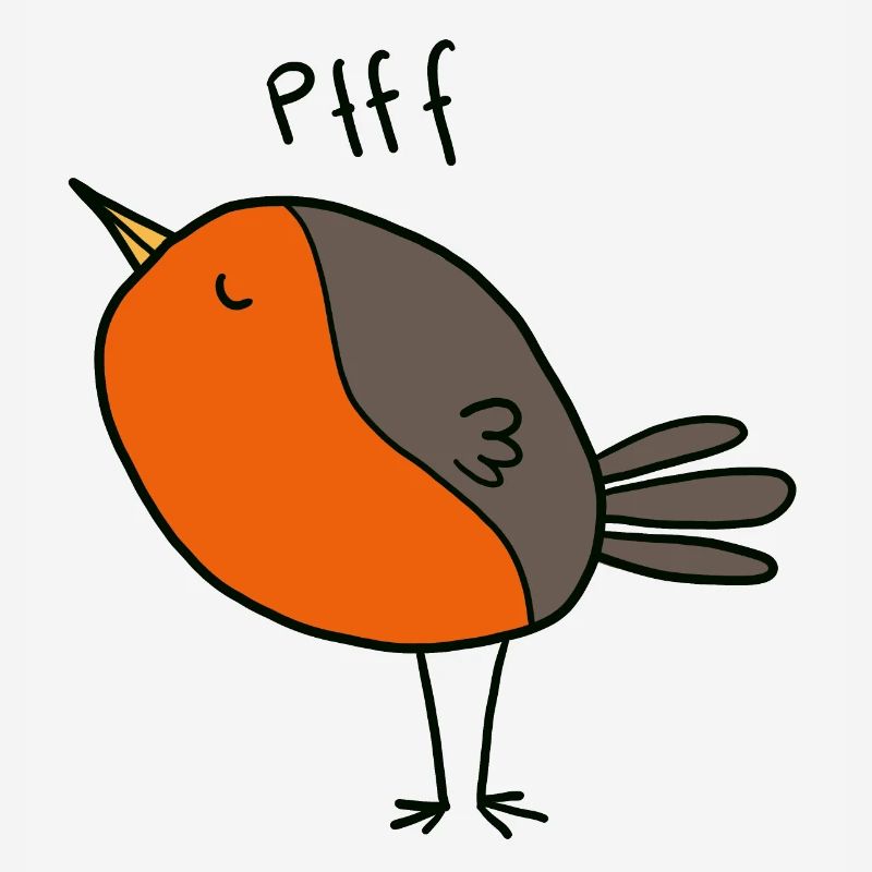Robin makes Pfff