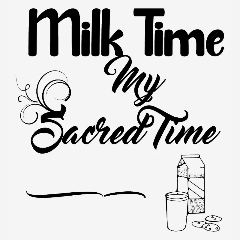 Conception du temps du lait et des biscuits